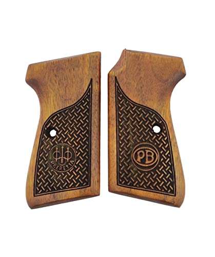 Beretta 51 52 grips poignées bois de noyer contre la glisse