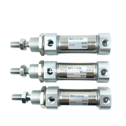 Ajustement précis de trajectoire via le vérin pneumatique CD85KN25-115-B anti-rotation
