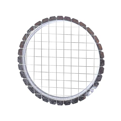 Potato Egg Slicer, Stainless Steel Round Vegetable Fruit Cube Grid Cutter Salad Dicer, Egg Cutters