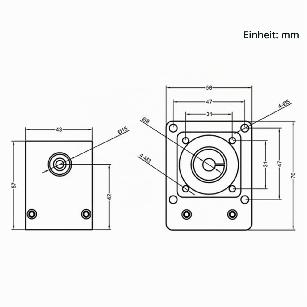 Lineartisch-Aktuator 100 mm SFU1605 NEMA17 Schrittmotor DIY CNC Fräser XYZ Achse