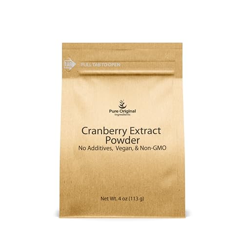 PURE ORIGINAL INGREDIENTS Cranberry Extract (4 oz) Gluten-Free Herbal Supplement
