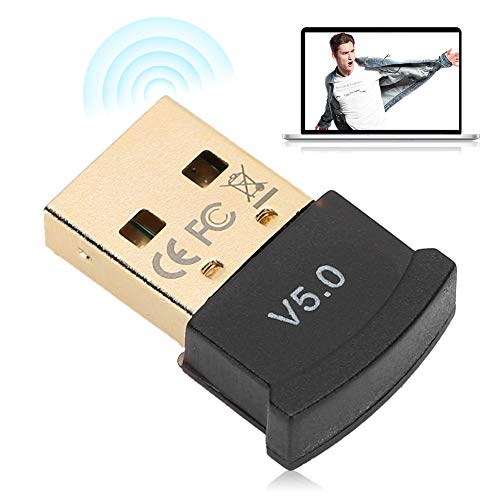 Receptor Bluetooth 5.0, emisor y receptor de audio inalámbrico portátil y ligero, adaptador de audio estéreo USB inalámbrico, receptor de emisor de modo dual para TV PC (negro) - imagen 7