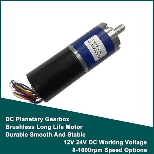 Motorreductor planetario 24V de alta precision y gran par con tecnologia Brushless y encoder 4