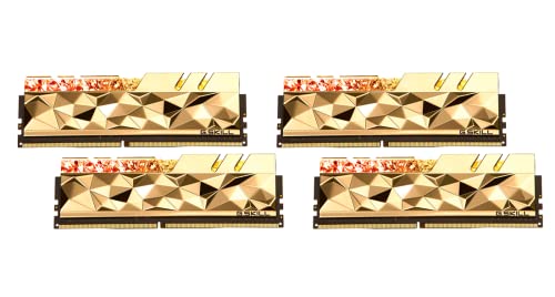 G.SKILL Trident Z Royal Elite Gold - 32GB (2x16GB) DDR4-4266MHz CL16-19-19-39 1.50V Desktop Memory - Gold