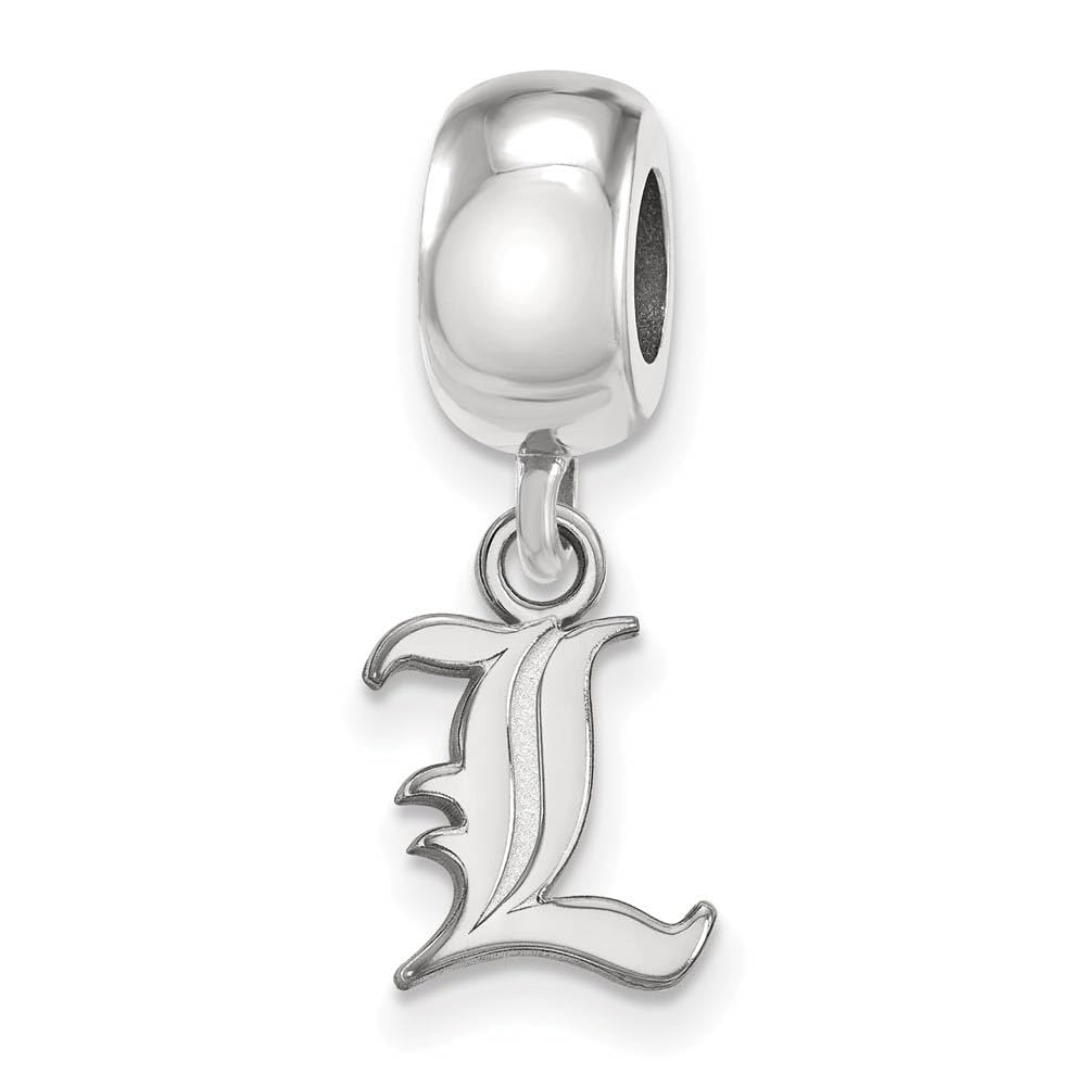 LogoArt Sterling Silver University of Louisville XS 'L' Dangle Bead Charm