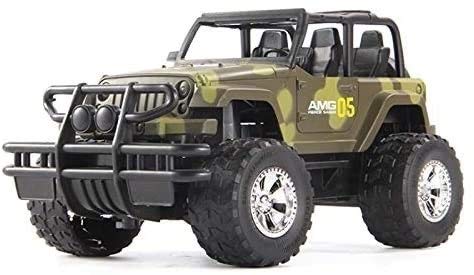 Zhangl High-speed Large Four-wheel Drive Remote Control Army Green,Fine Workmanship, Beautiful Appearance Can Improve Children's Ability To Use,3-6 Year Old Off-road Vehicle Remote Control Off-road Ve