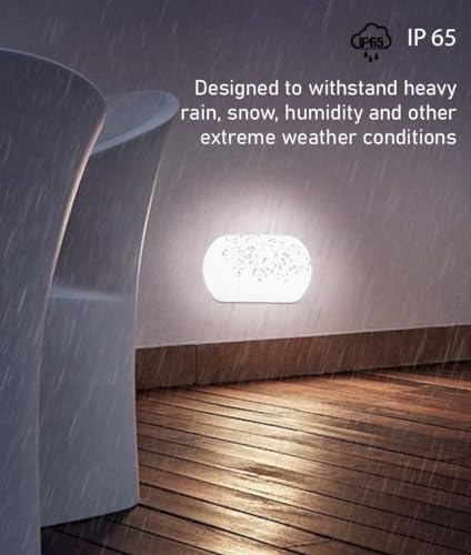 Image of INVENTAA ORA Outdoor Wall Lights Waterproof 12 Watt | Balcony Lights for Wall Light Home Outdoor Lights | Bulkhead Light Outdoor Wall Lamp for Home Wall Outdoor Lights Waterproof (Cool White)