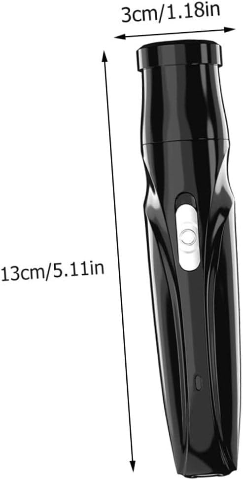 Mobestech Electric Nose Hair Trimmer Rotation Cutter Head Multipurpose Body Hair Remover for Men and Women with Detachable Washable Design and Rounded Blades for Comfortable Precise Grooming
