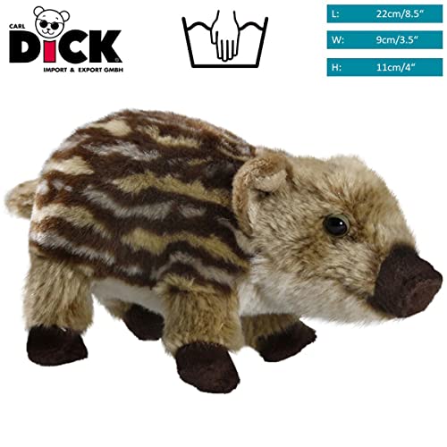 Carl Dick Wildschwein, Frischling stehend, Plüschtier, Kuscheltier ca. 22cm 3103001
