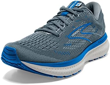 Brooks Men's Glycerin 19 Neutral Running Shoe - Quarry/Grey/Dark Blue - 8