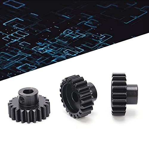 Engrenagem de pinhão M1.5, engrenagem de motor de pinhão de aço M1.5 antiferrugem estável forte e du