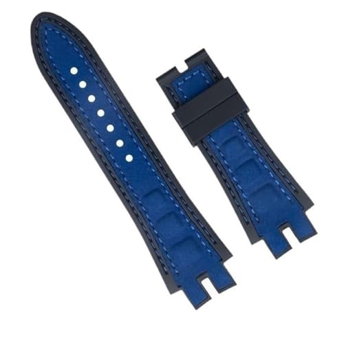 Bracelet montre cuir nubuck silicone Roger Dubuis Excalibur anti transpiration et robuste
