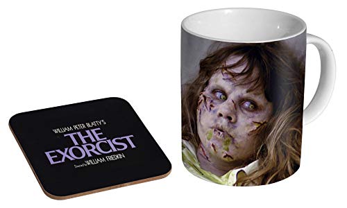 The Exorcist Regan Ceramic Coffee Mug + Coaster Gift Set …