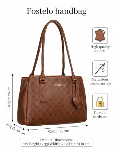 Image of Fostelo Women's Riverside Satchel Tote Handbag for Women | Ladies Purse | Stylish Shoulder Bag | Gift For Women