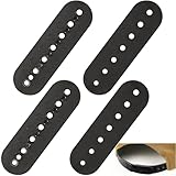 Wehhbtye 4 Pcs Cap Half Size Extender, Adjustable Hat Snap Buckle Fastener, Plastic Caps Extension Strap Accessories for Women Men Hats Adjustment Repair and Replacement