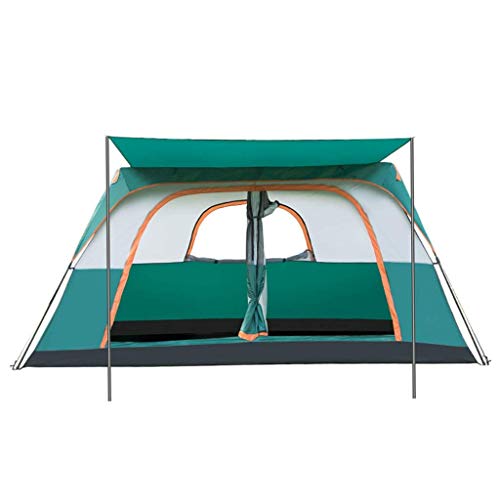Tente 2 chambres 1 salon grand espace contre la pluie pour camping familial sauvage
