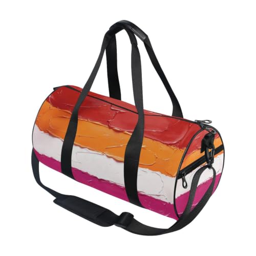 Bolsa de gimnasio para hombres y mujeres con bolsillo interior y diseño LGBT