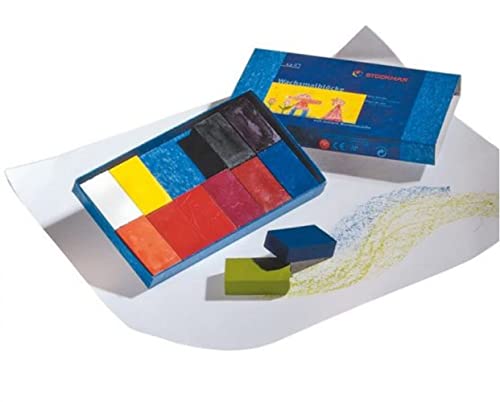 STOCKMAR Stockmar Bienenwachsmalstifte Set mit 12 Blöcken im Karton