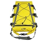 Flota en el agua Overboard Wasserdichte Kajak Tasche Sup Bolsa estanca Enrollable para Kayak, Unisex, Amarillo, 43 cm