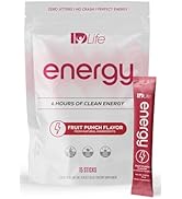 IDLife Energy - (Fruit Punch) Sustained Natural Energy Boost w/Energy Powder. Healthy Drink for W...