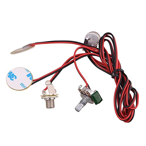 image for SYLIFE Pickup Piezo Transducer for Acoustic Guitar Violin Ukulele Mand