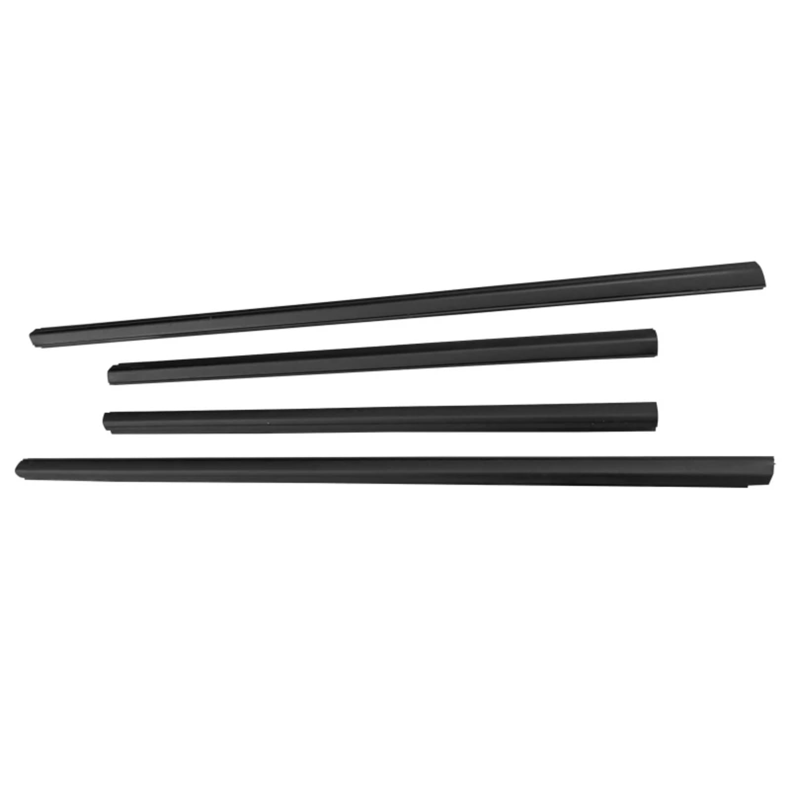 Tudexx One Color Car Weather Stripping For Jazz 2009-2014 4Pcs Car Window Weatherstrip Seal Belt Trim Outer Glass Strips 72910Tg0t01 72410Tg0t01
