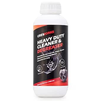 CREWORKS Ultrasonic Cleaner Solution for Carburetors and Engine Parts, 34 fl oz