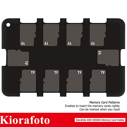Kiorafoto Khd-Msd10 Easy Carry 10 Slots Slim Credit Card Size Lightweight Portable Tf Msd Microsd Memory Card Case Storage Keeper Holder For 10 Tf Msd Microsd Microsdhc Microsdxc Memory Cards Oganizer #TOP5