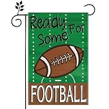 Ready For Some Football Garden Flag 12x18 inch Double-side burlap Home Decoration Outdoor Yard Flag Decoration
