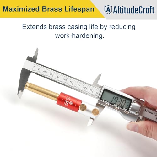 AltitudeCraft Headspace Gauge Comparator Kit with 6 Bushings, Reloading Supplies and Equipment, Reloading Tool, Compatible for Most Bottlenecks Cases for A330, B350, C375, D400, E420 and F188