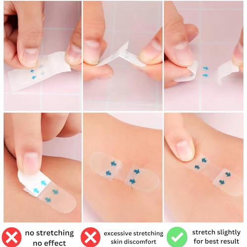 Savul Shine Face Lift Tape 100 pcs, Face Lifting Tape Invisible, Anti-Sagging Skin Tape, Face Lift Strips, Face Lifting Bands, Anti-Wrinkle, Face Lifting Tool.