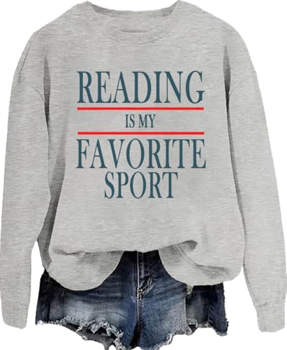 Tauobo Reading Is My Favorite Sport Sweatshirt, Reading Is My