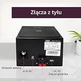 XORO HMT 500 PRO – mikro wieża stereo (radio internetowe/DAB+/FM, odtwarzacz CD, Bluetooth, odtwarzacz multimedialny USB, kolorowy wyświetlacz 2,4", pilot zdalnego sterowania, 2 x głośniki 10 W