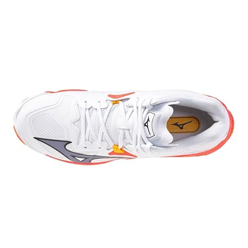 Mizuno WAVE LIGHTNING Z8 MID Chaussures de volleyball Fiery 2Citrus FemmeHommee Taille44 - vue 6