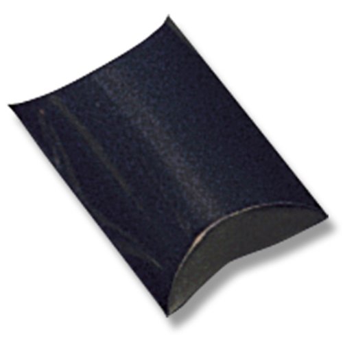 ヘイコー 箱 ギフトボックス ピロー型 AX-5 クロ 8x9.5x3.3cm 10枚