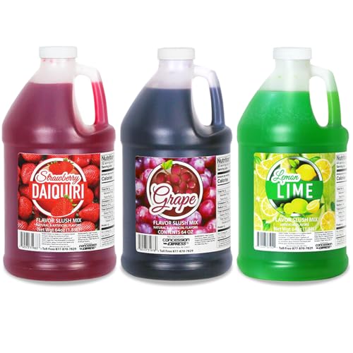 Concession Express Slush & Slushy Mix - 3 Pack (multi-flavor)