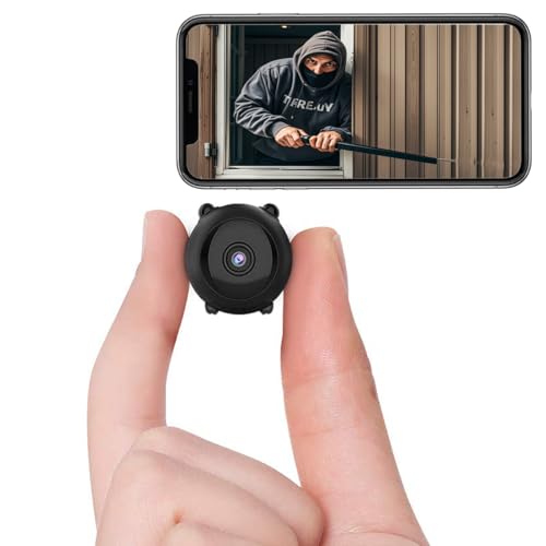 Esptia Mini Spy Hidden Camera 4k WiFi Nanny Cam Wireless,HD Security Camera for...