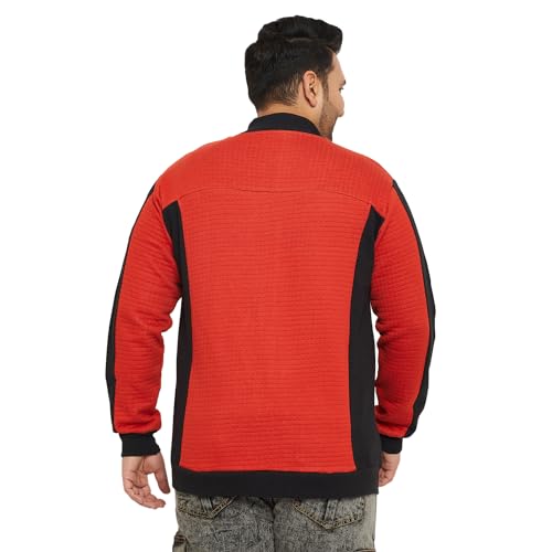 Sweat-shirt homme grande taille colorblock aux finitions soignées - 5