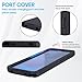 Jackpot Wireless Compatible for Motorola Moto G Stylus 5G 2024 Holster Phone Case with Built-in Screen Protector Swivel Belt Clip Full Body Protection Shockproof Kickstand Cover (Black)