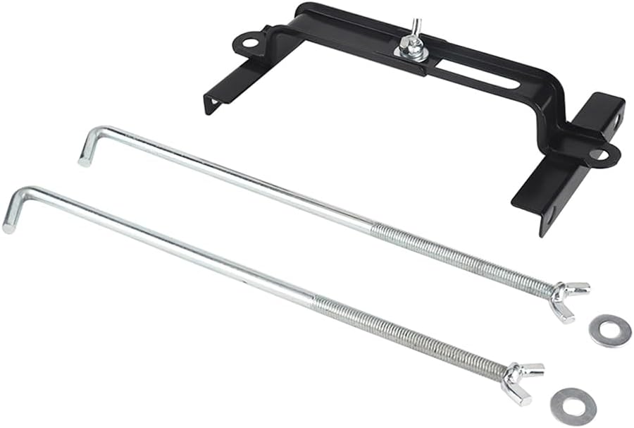 Compatible with Car Storage Battery Holder Hold Down Adjustable Stabilizer Metal Bracket