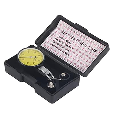 Marhynchus Dial Test Indicator, High Precision 0.0005'', Measuring Range 0-0.8mm, Lever Dial Design for Engineers or Precision Manufacturing