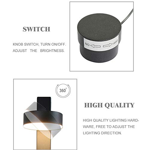 Evita el cansancio visual con este aplique LED regulable de pared 9W 5