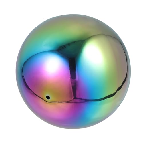 Hemoton Garden Sphere Mirror Ball Unbreakable Gazing Ball Wide Mirror Garden Sphere Ornament
