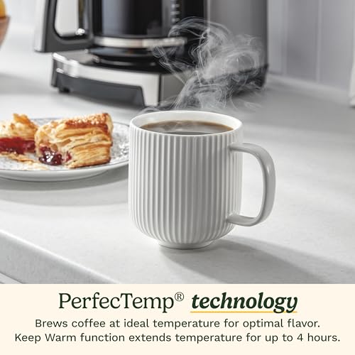 Image of Cuisinart PerfecTemp 14-Cup Programmable Coffee Maker, White