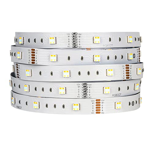 Tira de LED RGB+CCT SEZO 5 en 1 Dimmable 16.4FT 12V miniatura 1