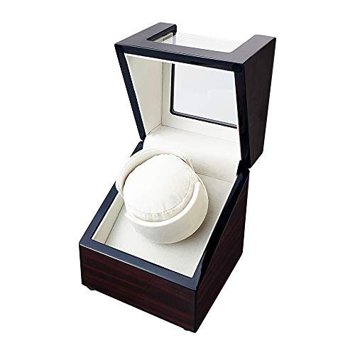 Timlog Single Automatic Watch Winder With High Gloss Piano Lacquer Finish Wooden Watch Winders With Quite Japanese Motor For Automatic Watches 4 Rotation Modes #TOP1