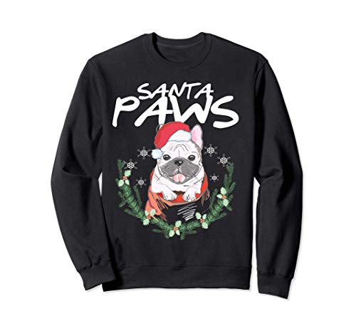 Santa Paws Pug Ugly Christmas Dog Sudadera