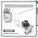 YUXIVCNE P5047588 Gas Fryer Thermostat 200-400 F Range 1/4 In Stuff Box for Mpt Replacement for Pitco GSA60301800 4290-006 P5047590, Temperature Controller with Knob