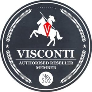 Visconti Slim Collection Lank Leather Wallet with RFID and Tap and Go VSL34 Black/Cobalt