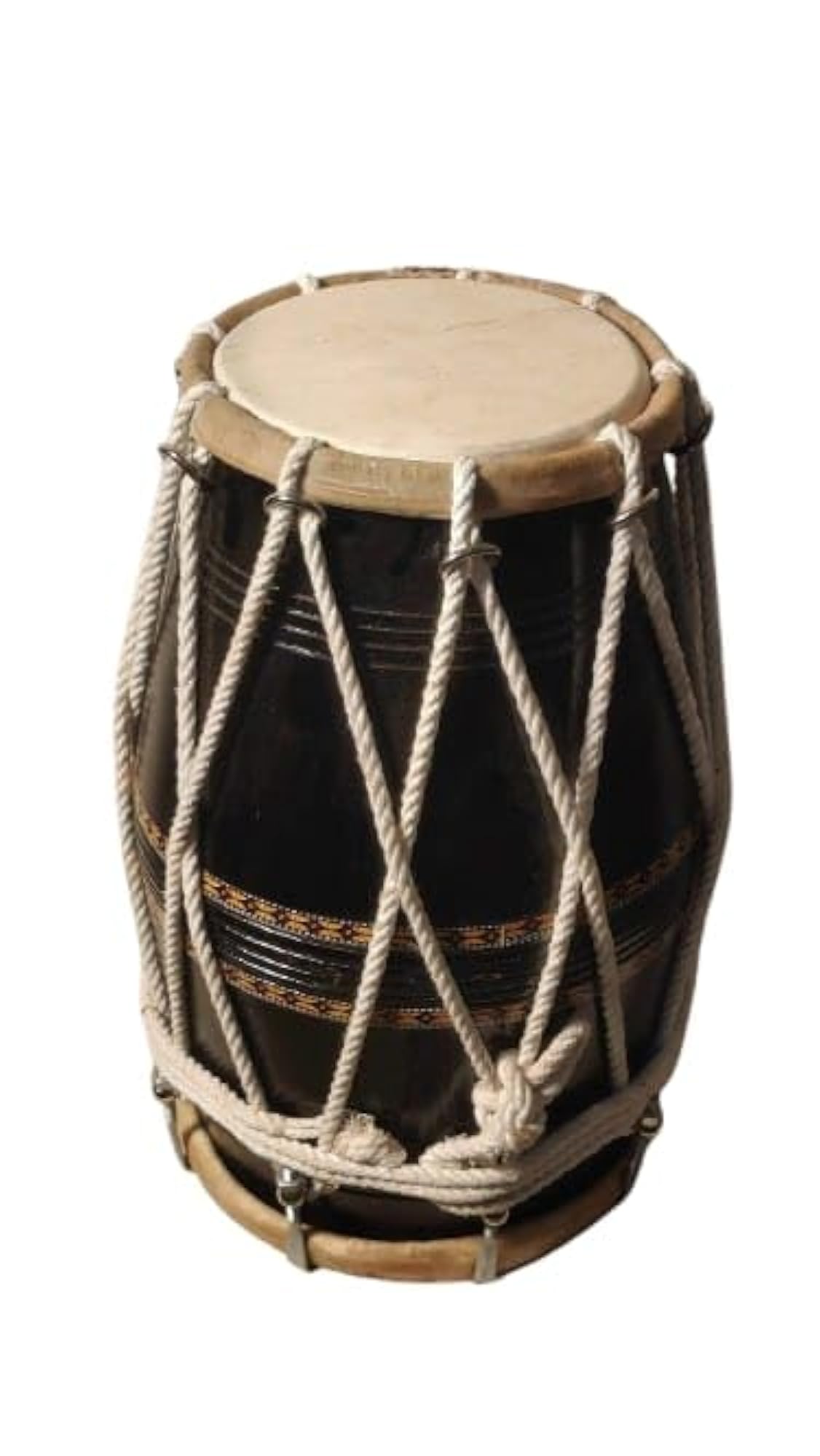 Pakhawaj Dholak Drum 18 Bolt Tuned Sheesham Wood